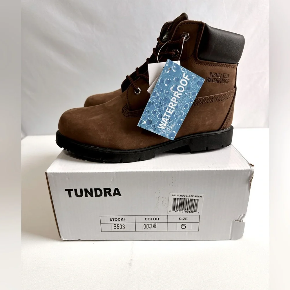Tundra Thermolite Insulated Waterproof Chocolate Brown Boots Men’s/Women… - Picture 9 of 13